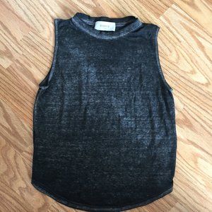 BARRY'S BOOTCAMP WORKOUT BLACK TANK TOP SZ XS
